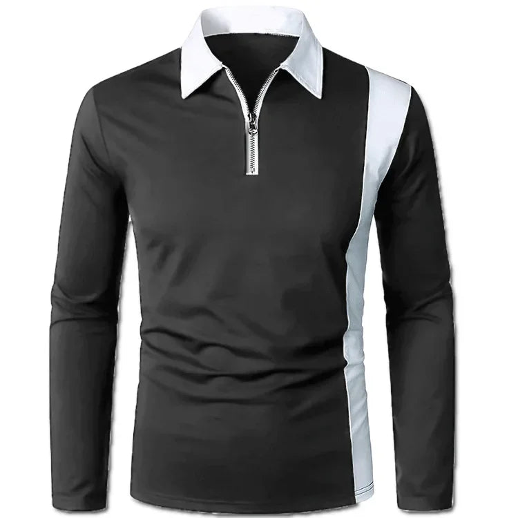 Men's Long Sleeve Polo Shirt Padrony Elvermont Swiss