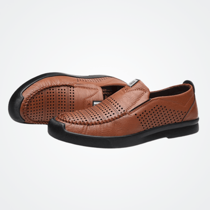 Men's Leather Moccasins Milan Elvermont Swiss