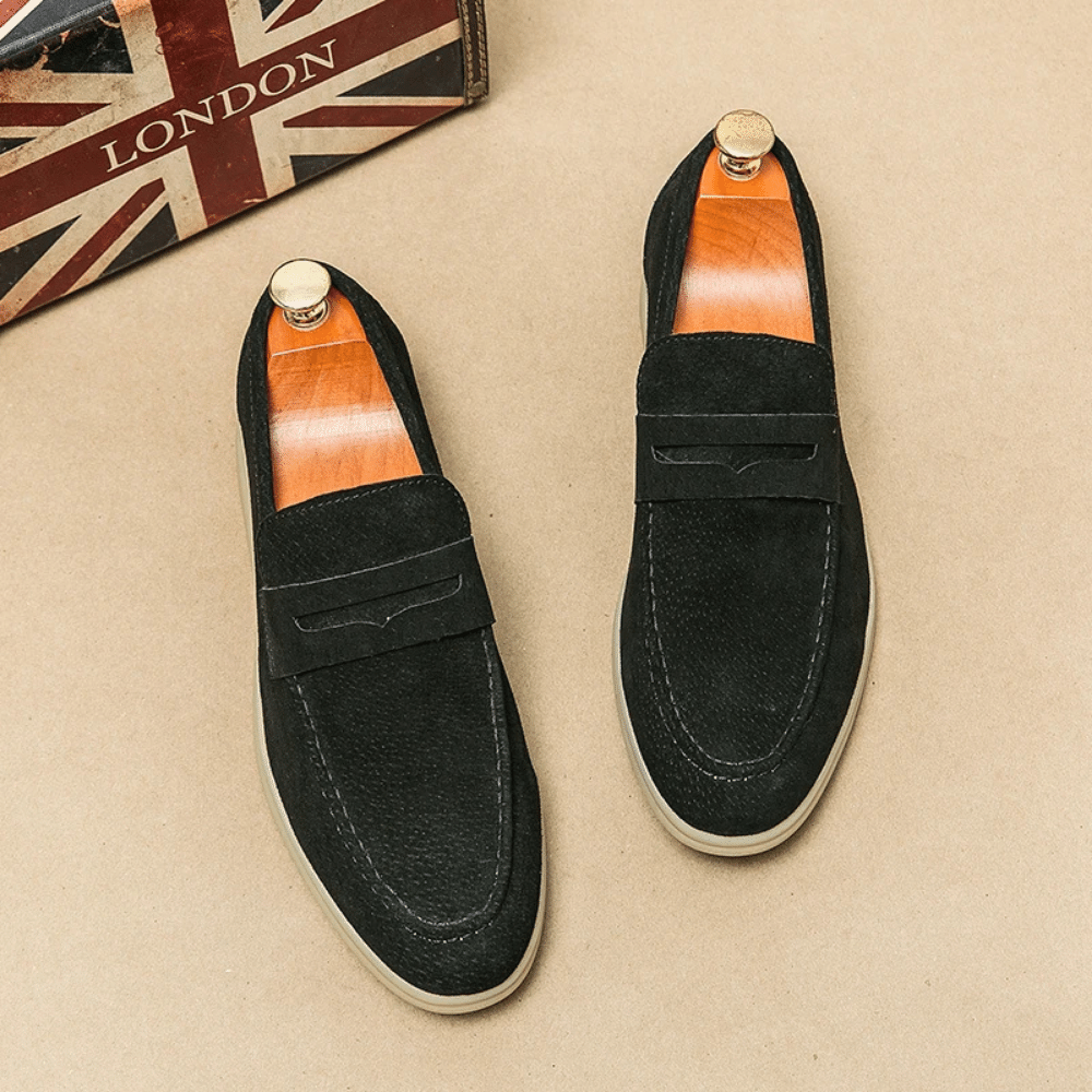 Leather Moccasin Loafer for Men Liverpool Elvermont Swiss
