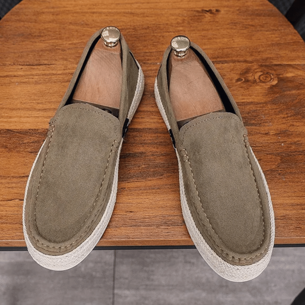 Leather Moccasins for Men Nantes Elvermont Swiss