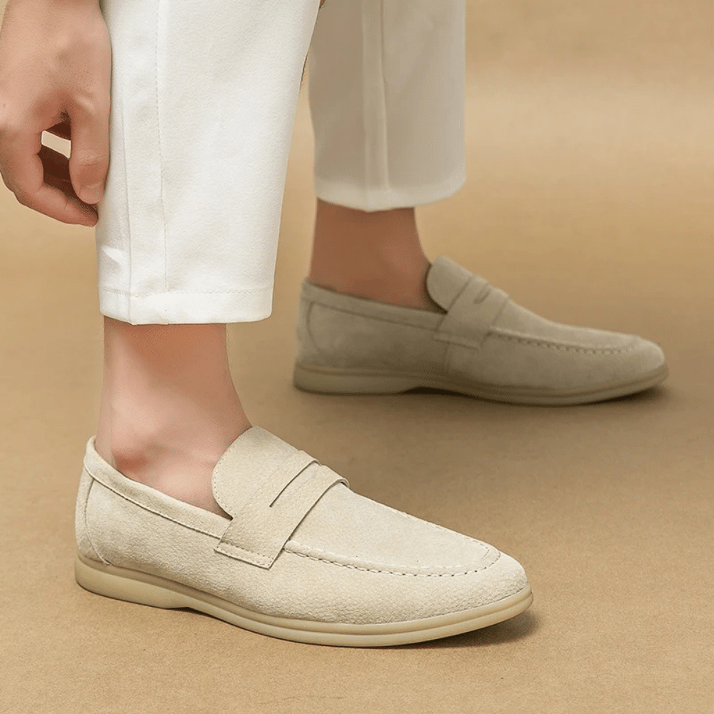 Leather Moccasin Loafer for Men Liverpool Elvermont Swiss
