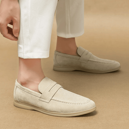 Leather Moccasin Loafer for Men Liverpool Elvermont Swiss