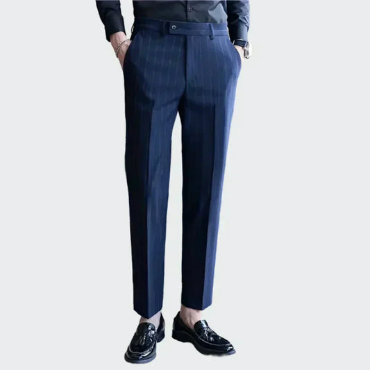 Pinstripe Suit Trousers for Men Elvermont Swiss