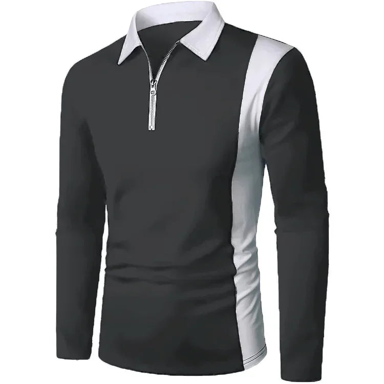Men's Long Sleeve Polo Shirt Padrony Elvermont Swiss