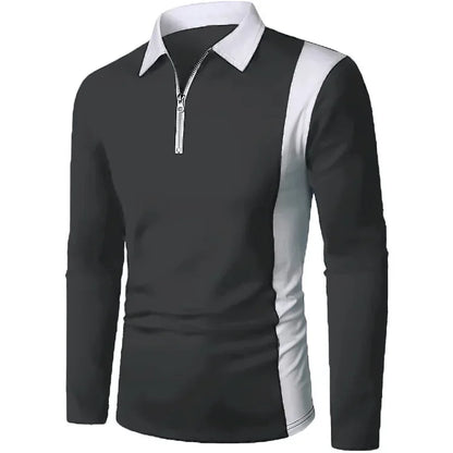 Men's Long Sleeve Polo Shirt Padrony Elvermont Swiss