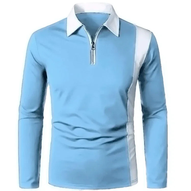 Men's Long Sleeve Polo Shirt Padrony Elvermont Swiss