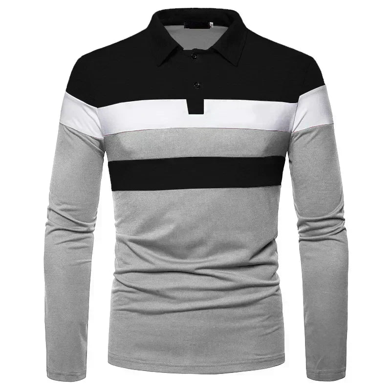 Men's Long Sleeve Polo Shirt Slingint Elvermont Swiss