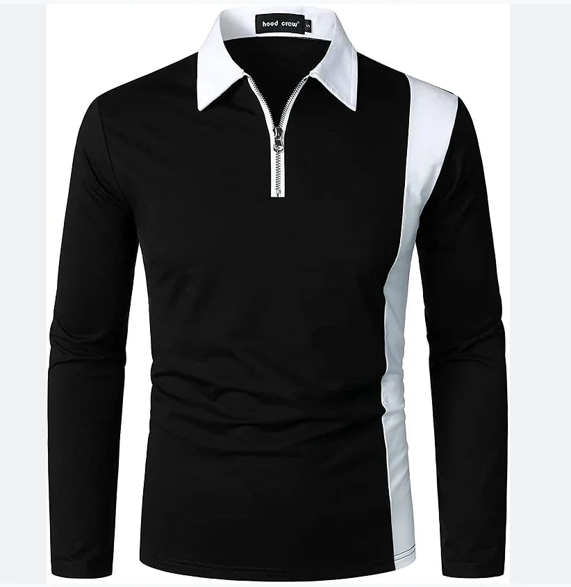 Men's Long Sleeve Polo Shirt Padrony Elvermont Swiss