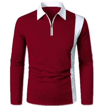 Men's Long Sleeve Polo Shirt Padrony Elvermont Swiss