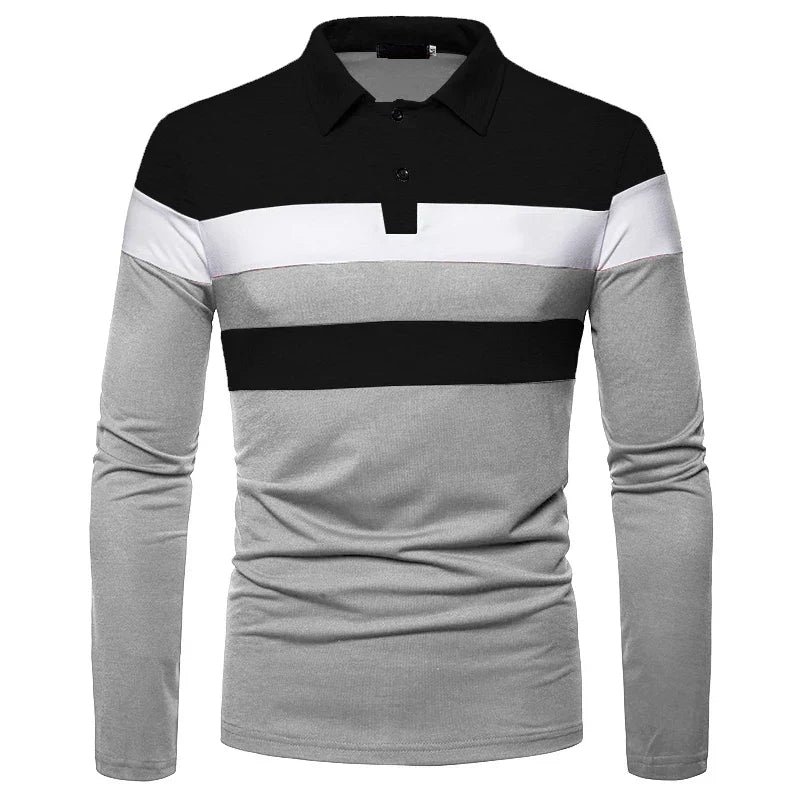 Men's Long Sleeve Polo Shirt Slingint Elvermont Swiss